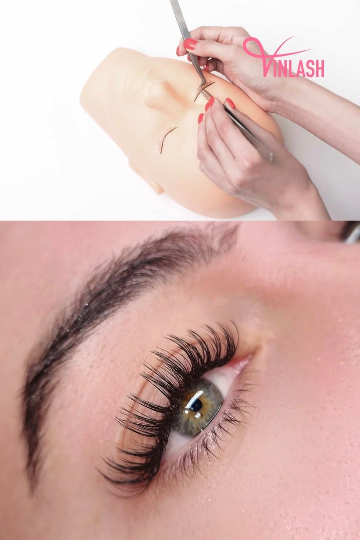 Styles extensions for doll eye lash map