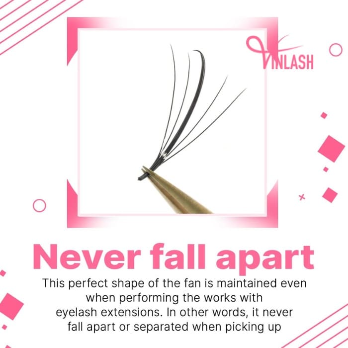 Wispy eyelash extensions mixed-color box L 20 lines VLV039-2