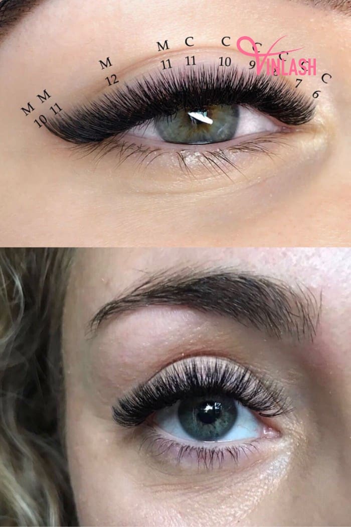 Extreme cat-eye look lash extensions vs. reserved cat eye eyelash extensions