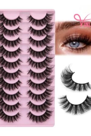 5D mink strip lashes LM048-1