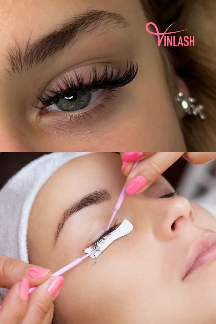 Utilizing a glue aid expedites adhesive drying time and fosters wispy wet look extensions