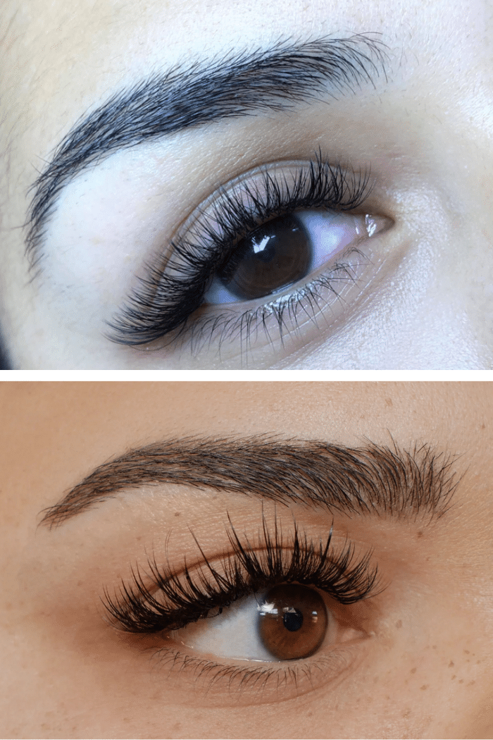 Hybrid vs wispy lashes - which one is better?