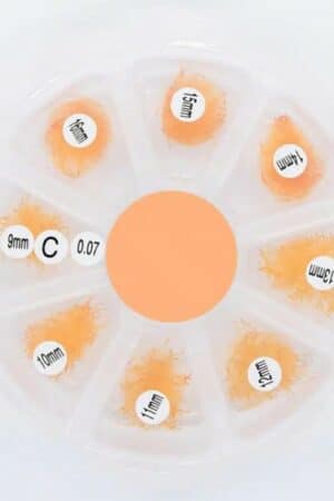 Pre-made fans 3D to 20D single-color mix 8 compartments VLV006-3